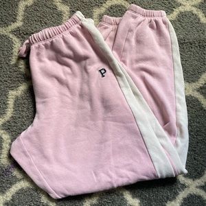 Pink sweatpants jogger